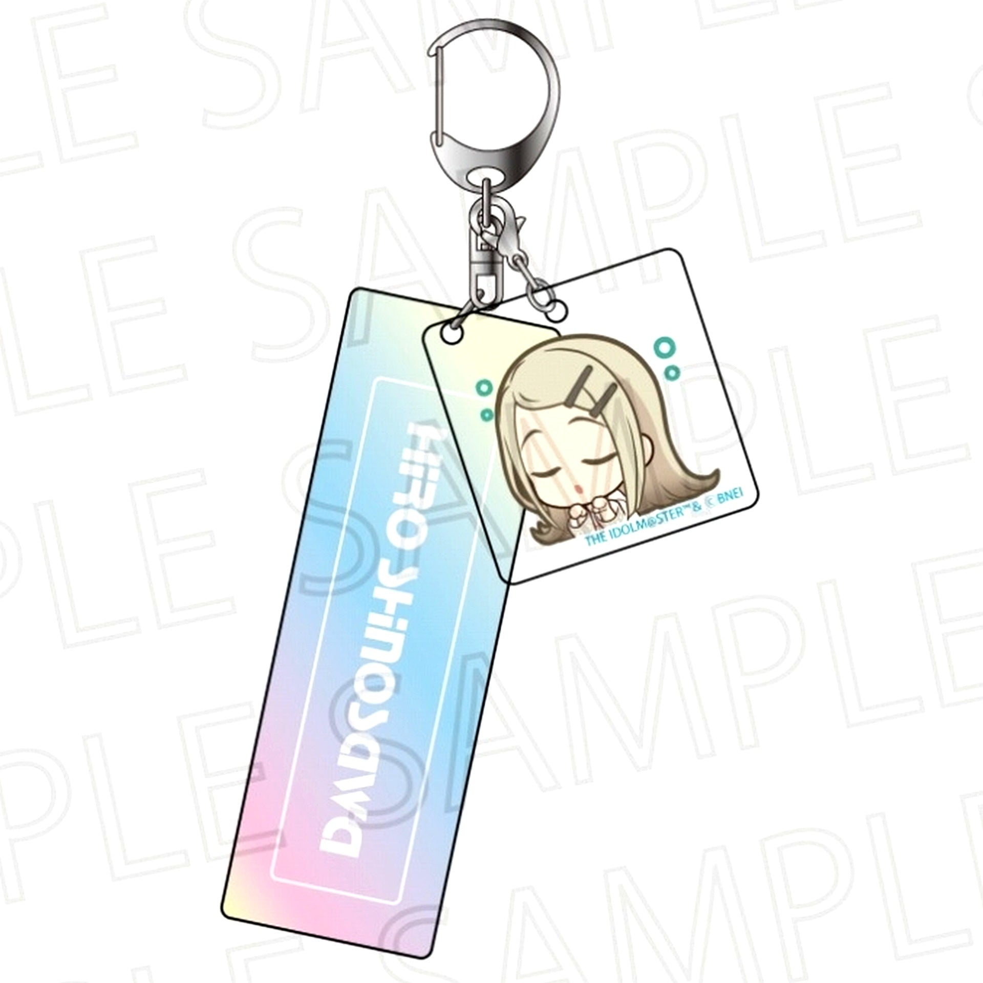 Hiro Shinozawa Gakuen Idolmaster Double Acrylic Keychain [USED]