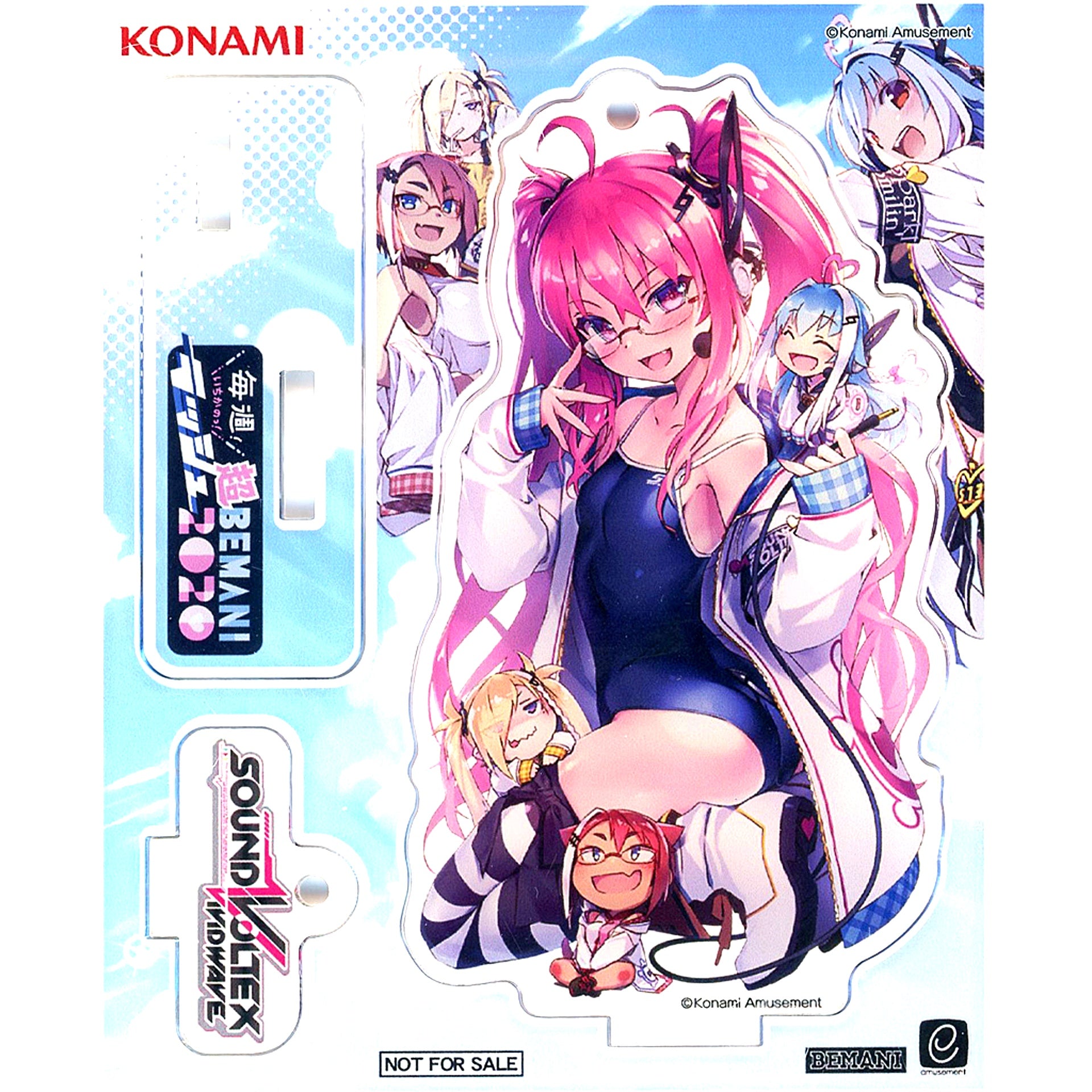 Grace SOUND VOLTEX VIVID WAVE Special Acrylic Figure Every Week! Ichika's Super BEMANI Rush 2020 Present Campaign Distributed Item [USED]