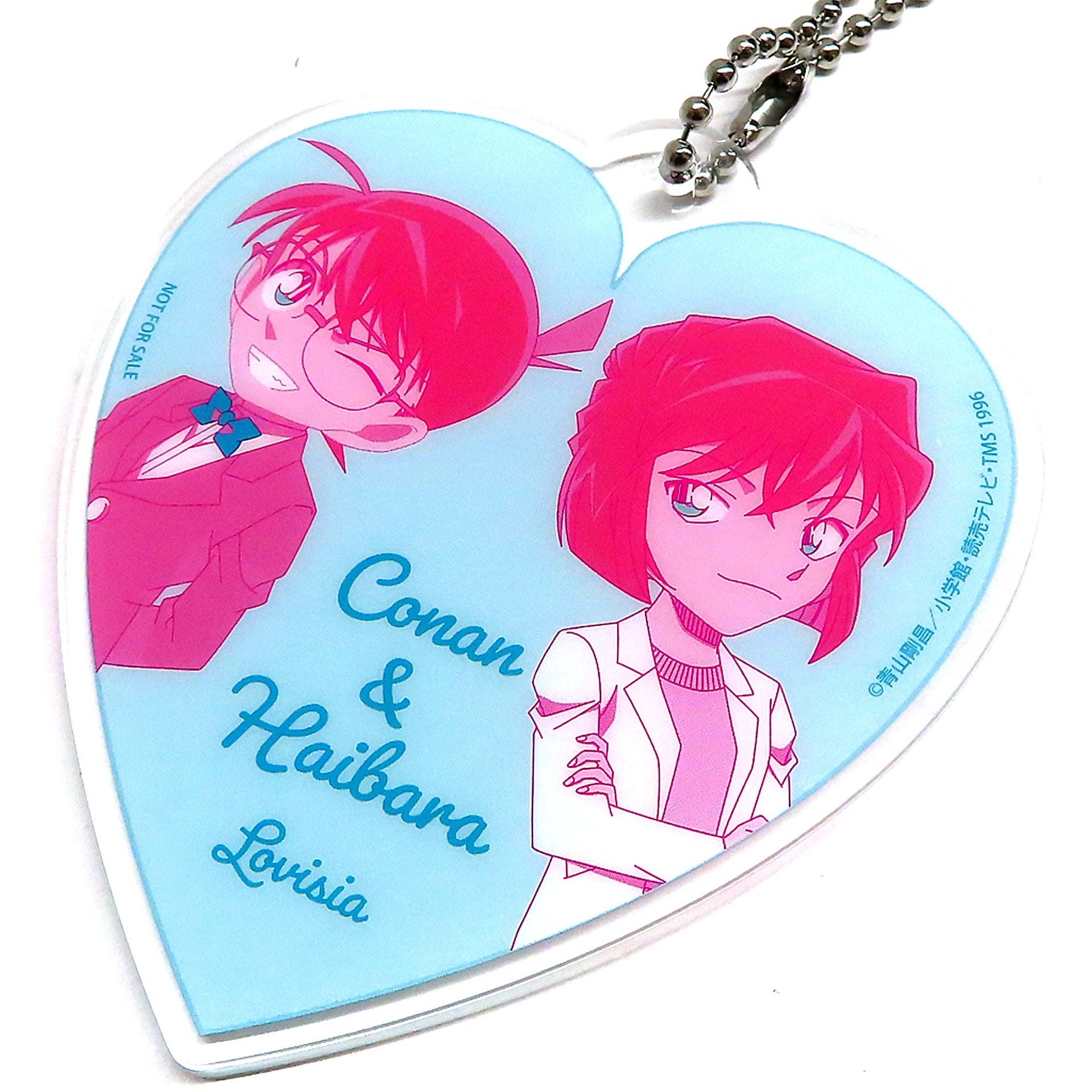Conan Edogawa Ai Haibara Detective Conan x Lovisia Original Acrylic Charm Purchase Bonus [USED]