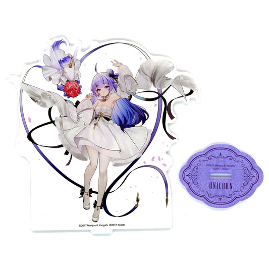 Unicorn June Bride Acrylic Stand Azur Lane Yostar Official Shop JR Akihabara Station Store Goods [USED]
