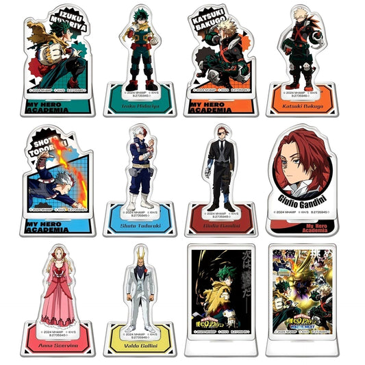 My Hero Academia: You're Next Izuku Midoriya & Others Acrylic Stand Collection All 12 Types Set Acrylic Stands [USED]