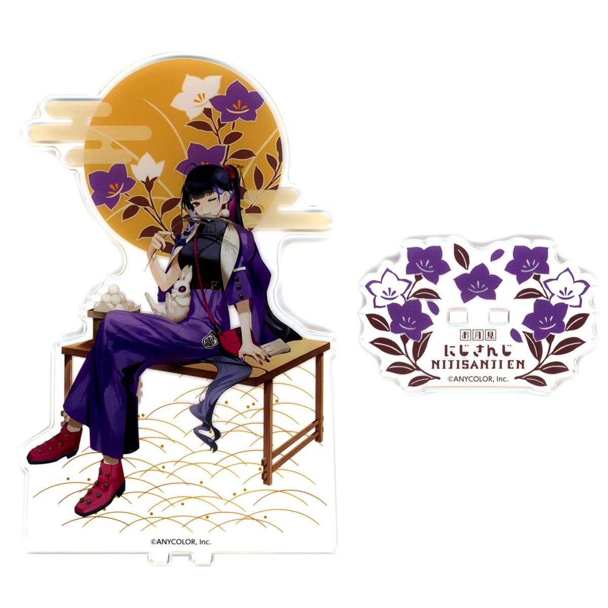 Meloco Kyoran Virtual YouTuber Nijisanji Acrylic Stand NIJISANJI EN Otsukimi x animate cafe [USED]