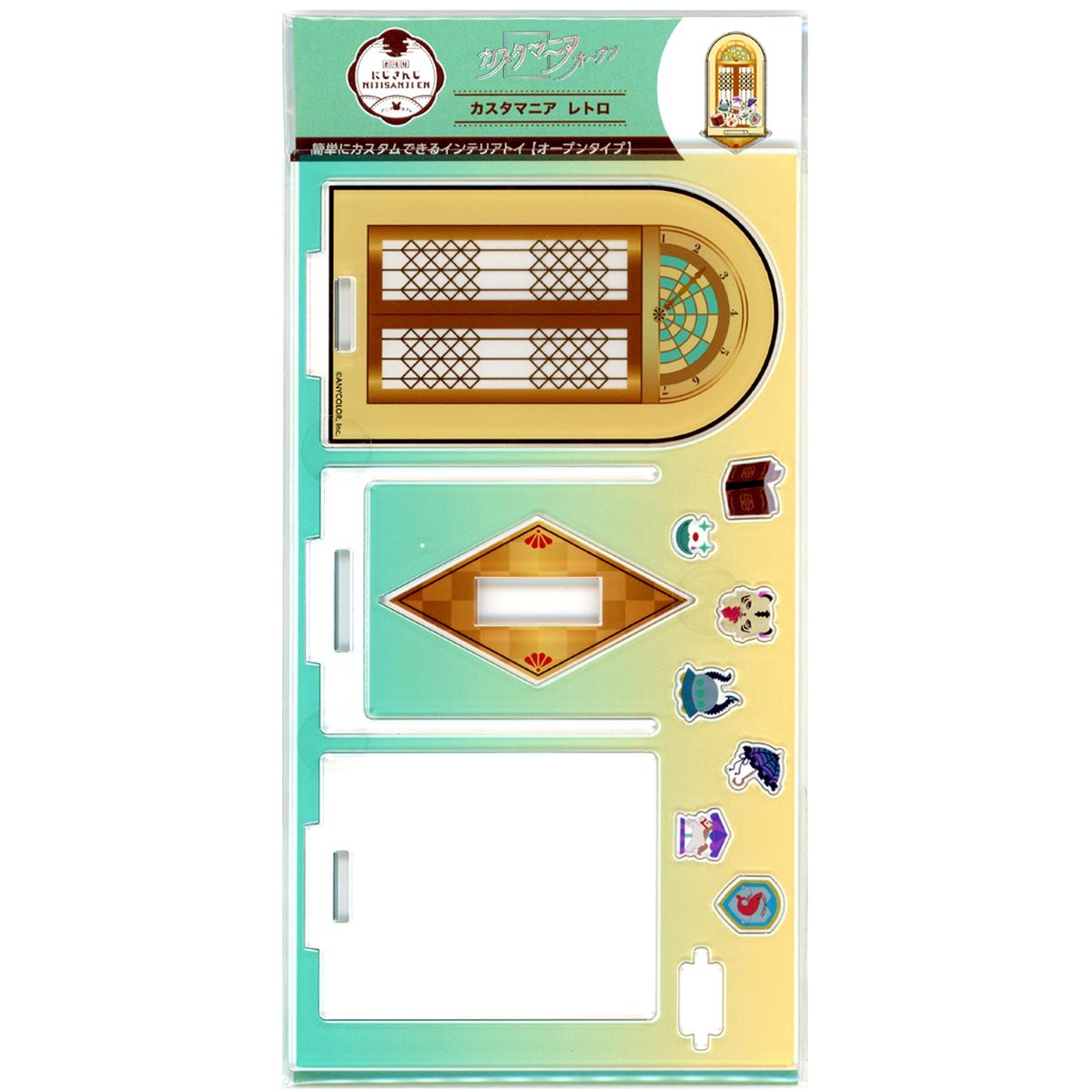 Retro Customania Acrylic Stand Virtual YouTuber Nijisanji NIJISANJI EN Otsukimi x animate cafe [USED]