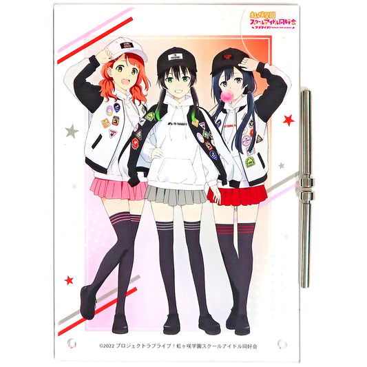 Yu Takasaki, Ayumu Uehara, Setsuna Yuki Matching Outfit Ver. Vol. 2 Love Live! Nijigasaki High School Idol Club arti-mate Illustration A5 Acrylic Panel [USED]