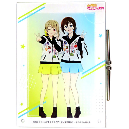 Kasumi Nakasu, Shizuku Osaka Matching Outfit Ver. Vol. 2 Love Live! Nijigasaki High School Idol Club arti-mate Illustration A5 Acrylic Panel [USED]