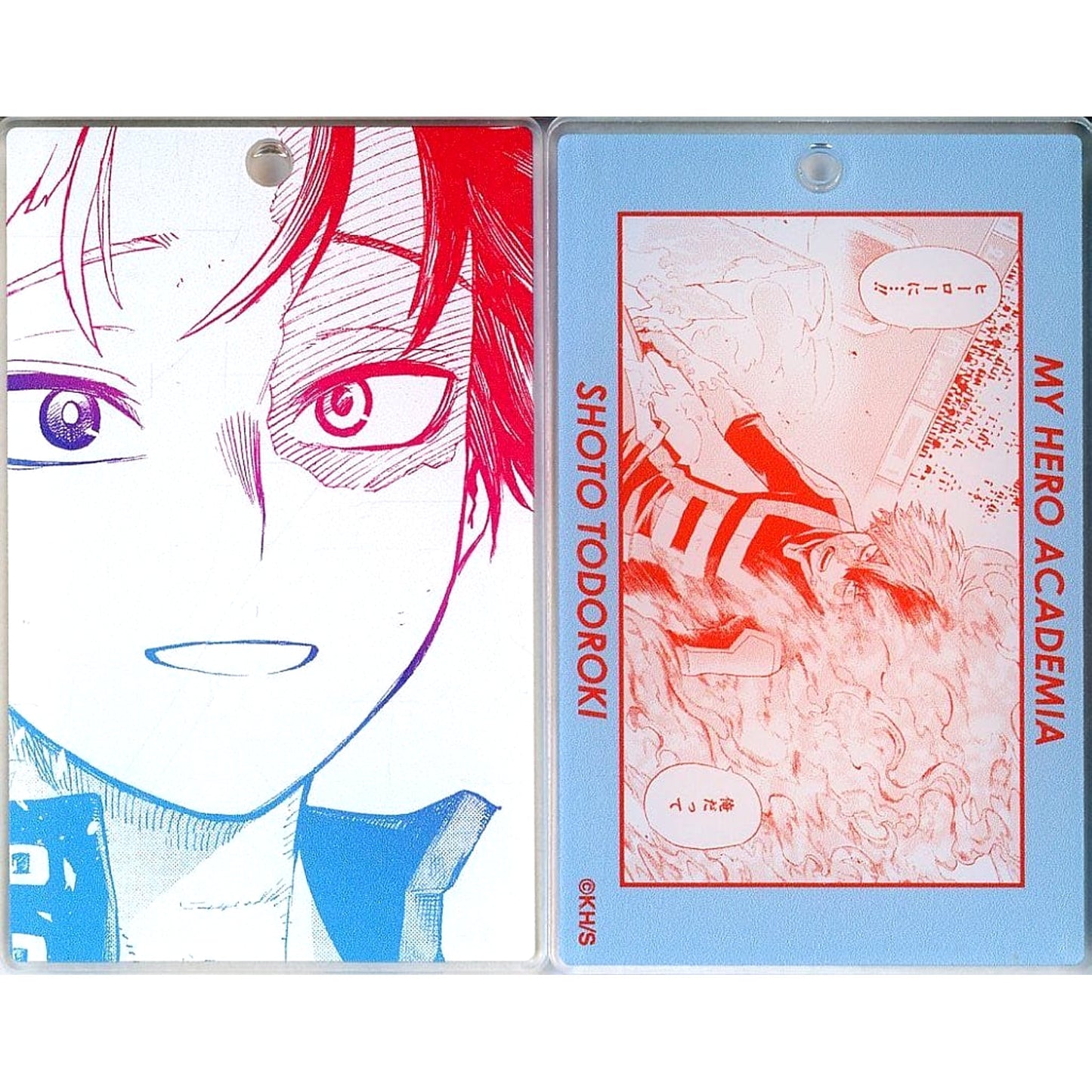 My Hero Academia Shoto Todoroki Slide Acrylic Keychain Collection Part 1 J Hero Summer Festival 2024 Limited Keychains [USED]