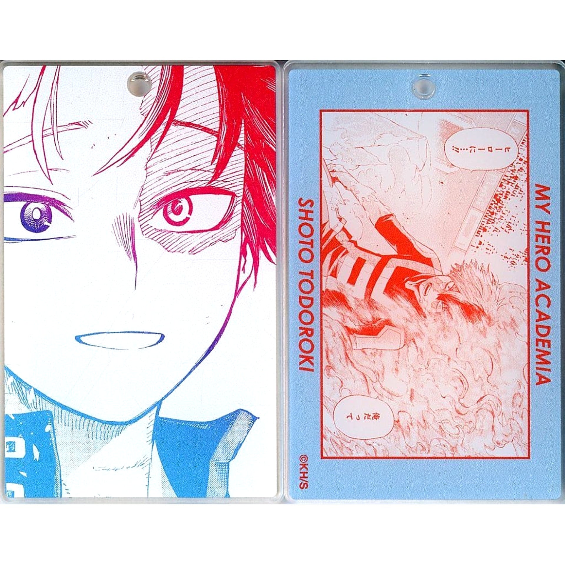 My Hero Academia Shoto Todoroki Slide Acrylic Keychain Collection Part 1 J Hero Summer Festival 2024 Limited Keychains [USED]