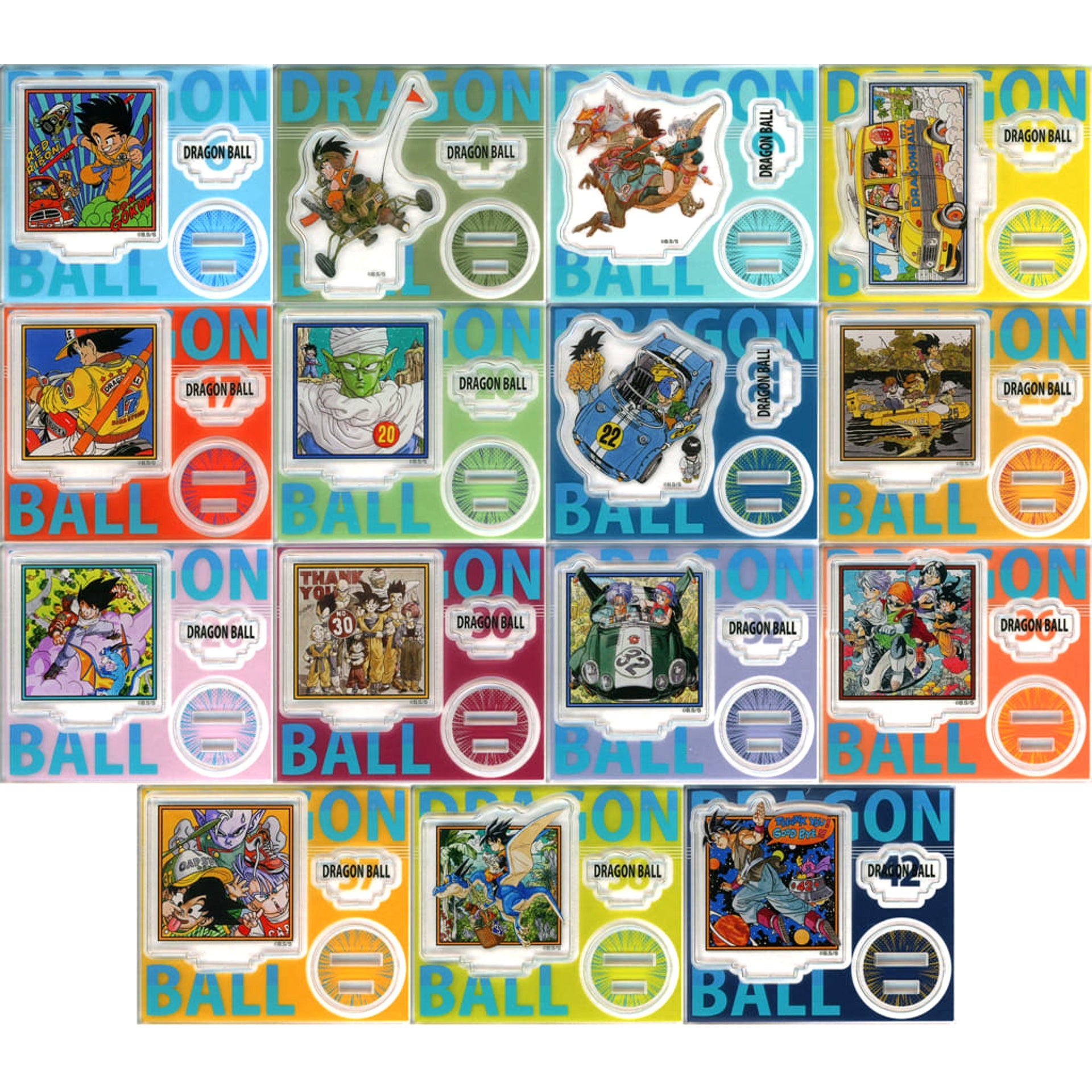 Dragon Ball Acrylic Figure Collection Vol.1 Set of 15 J-Hero Summer Festival 2024 Goods [USED]