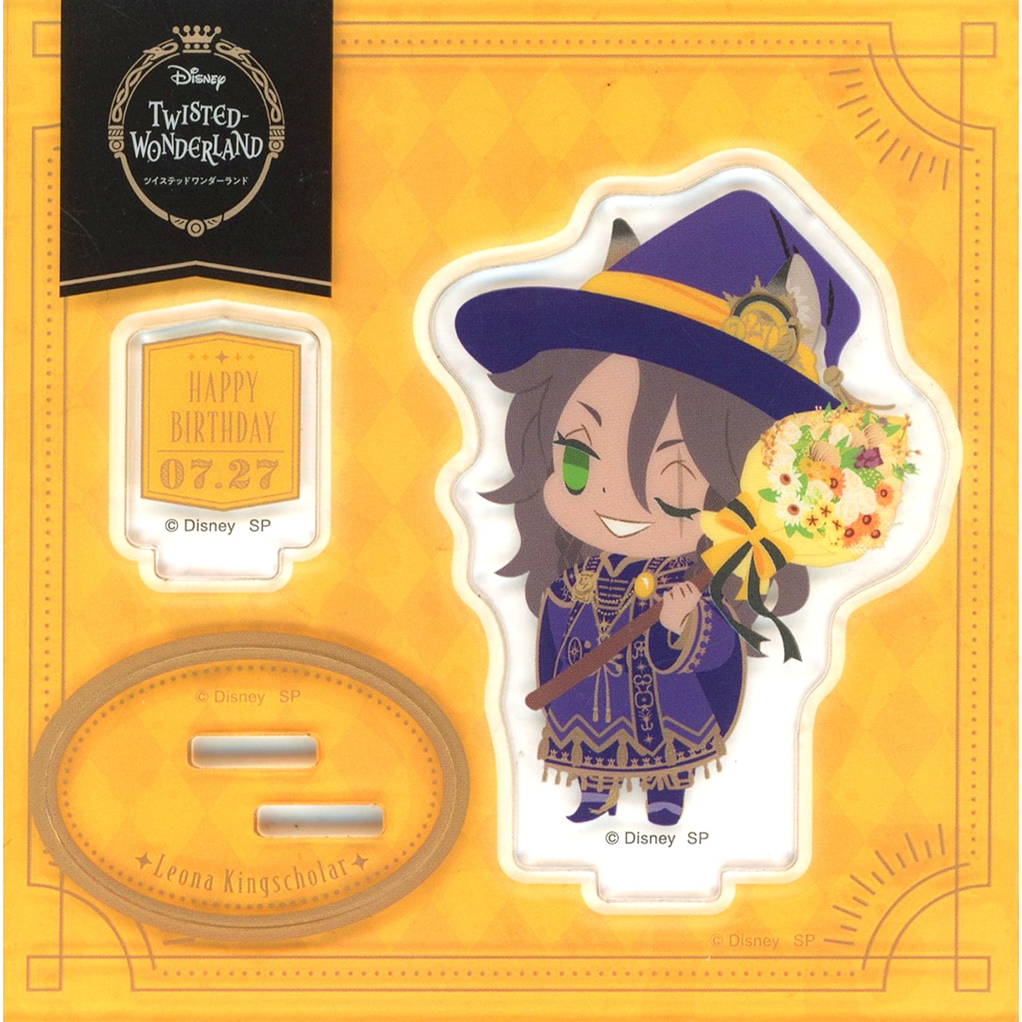 Leona Kingscholar Disney Twisted Wonderland Birthday 3rd Acrylic Stand [USED]