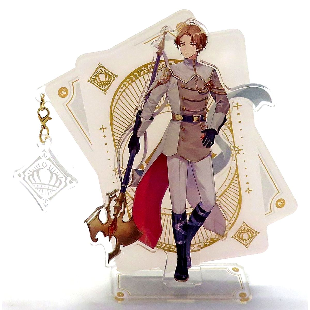 Kagami Hayato ROF-MAO Acrylic Stand Virtual YouTuber Nijisanji Playing Card Motif Goods [USED]