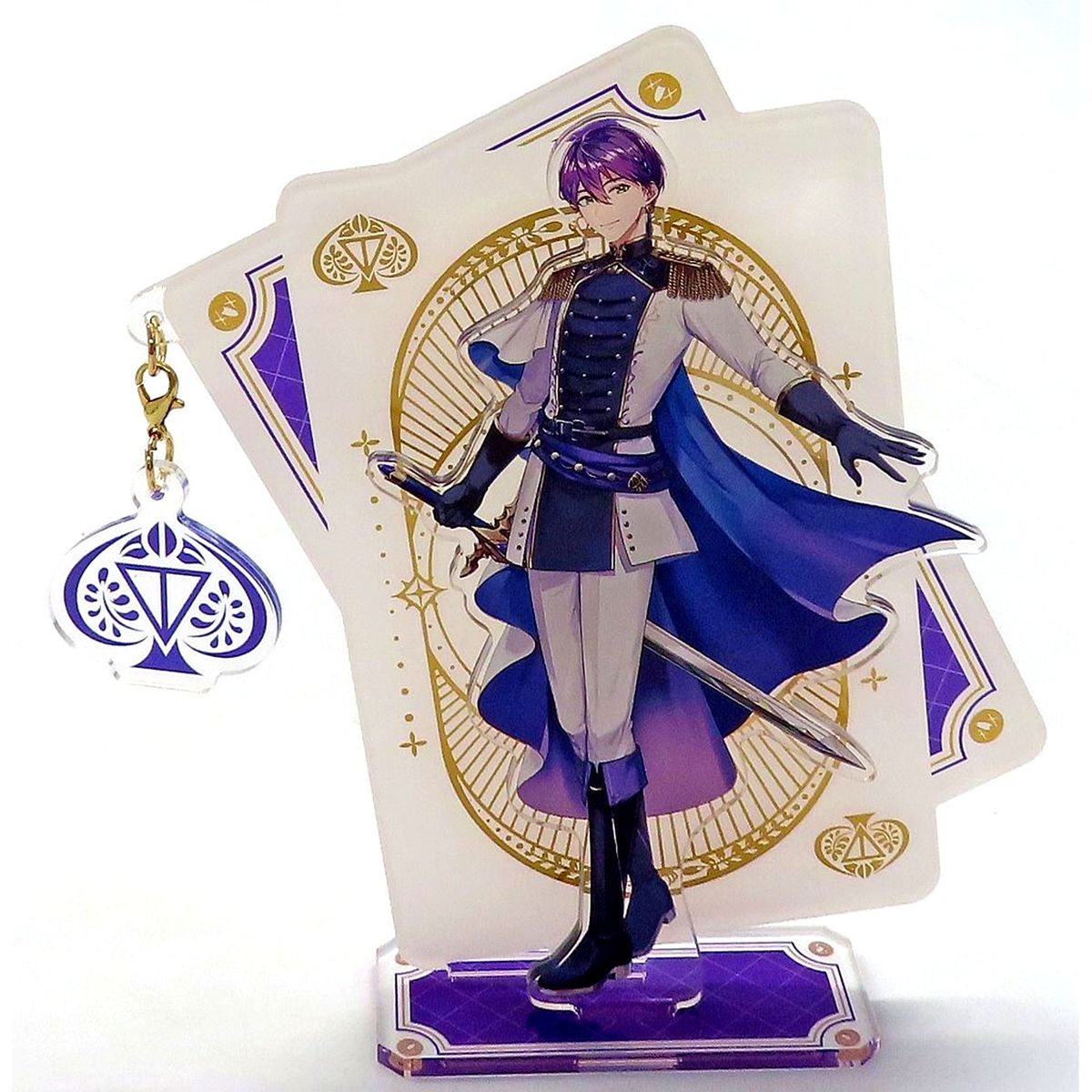 Toya Kenmochi Acrylic Stand Virtual YouTuber Nijisanji ROF-MAO Playing Card Motif [USED]