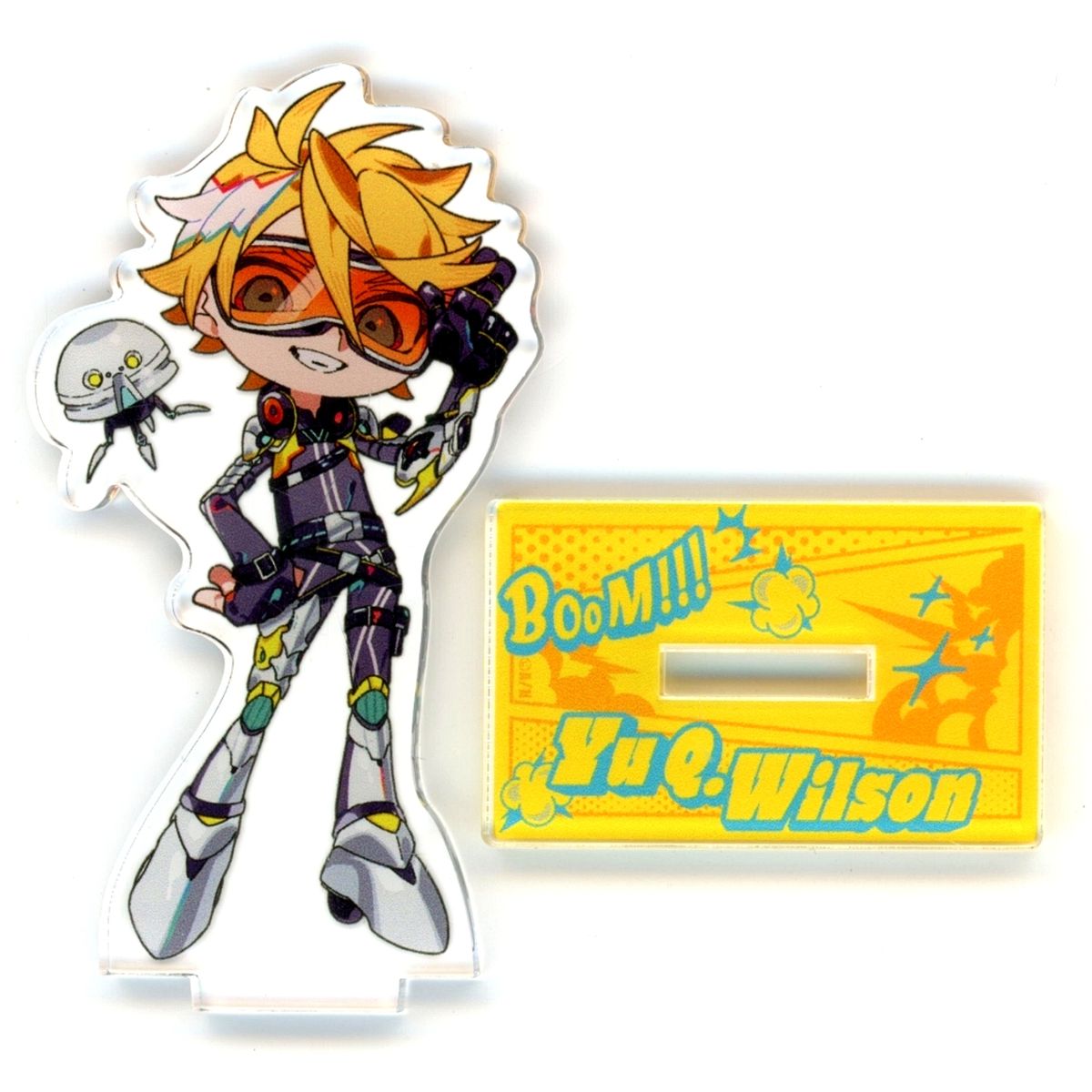 Yu Q. Wilson A Hero Outfit Mini Acrylic Stand Comic Style Virtual YouTuber Nijisanji [USED]