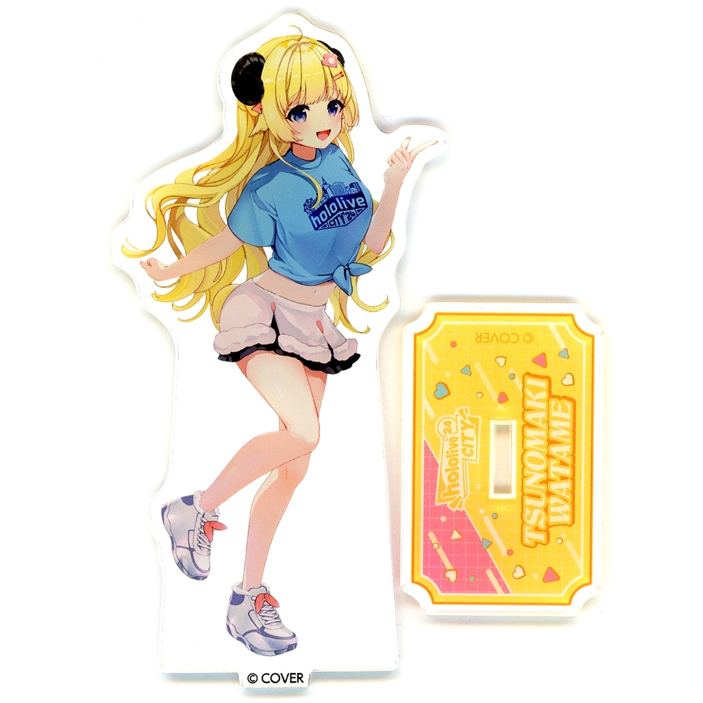 Tsunomaki Watame Acrylic Stand Virtual YouTuber Hololive CITY 24 in Nagashima Spa Land [USED]