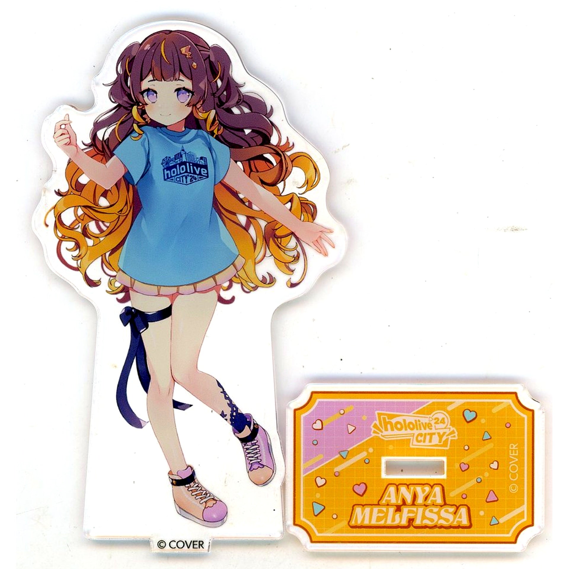 Anya Melfissa Acrylic Stand Virtual YouTuber Hololive hololive CITY 24 in Nagashima Spa Land [USED]