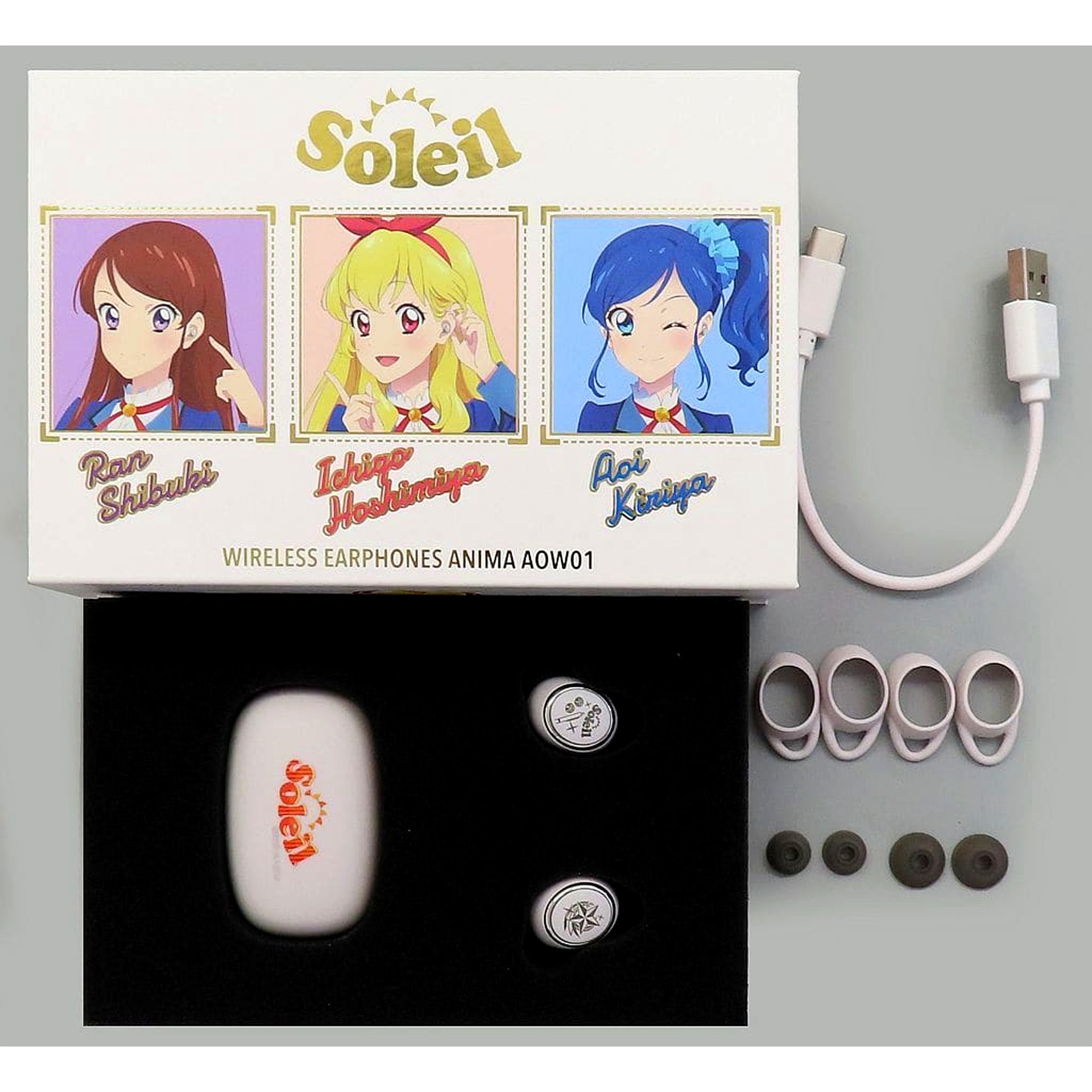 Soleil Aikatsu! Wireless Earbuds ANIMA AOW01 x ONKYO [USED]