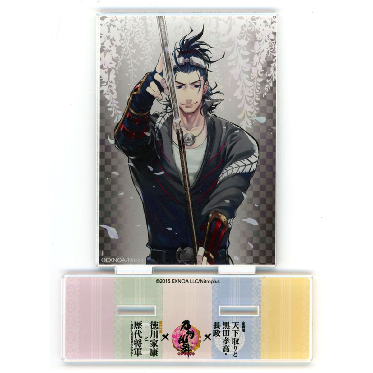 Nihongou Acrylic Panel Stand Touken Ranbu ONLINE x Tokugawa Ieyasu and Successive Shoguns x Kuroda Yoshitaka and Nagamasa Kunozan Toshogu Treasures [USED]