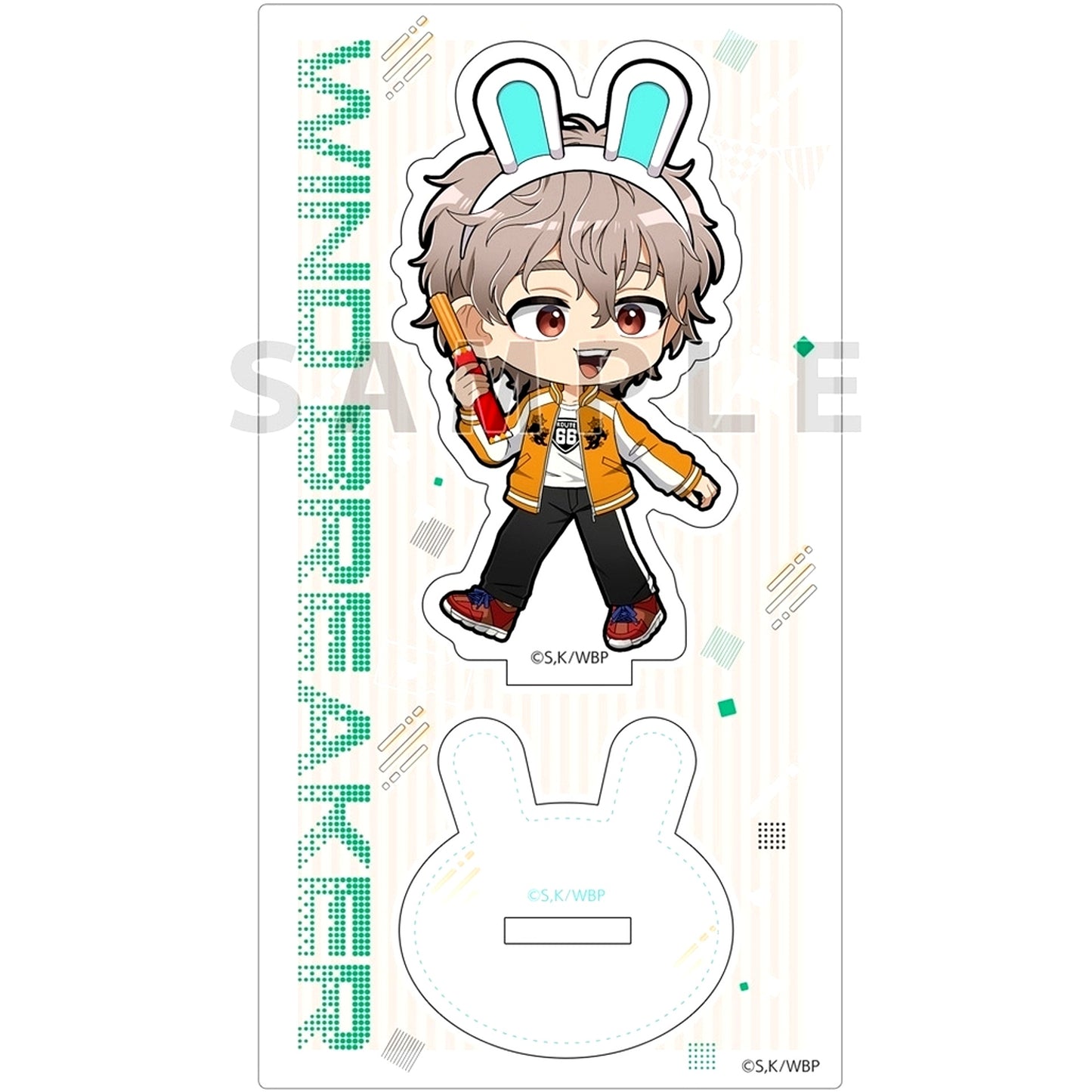 Choji Tomiyama Amusement Park WIND BREAKER Acrylic Stand [USED]