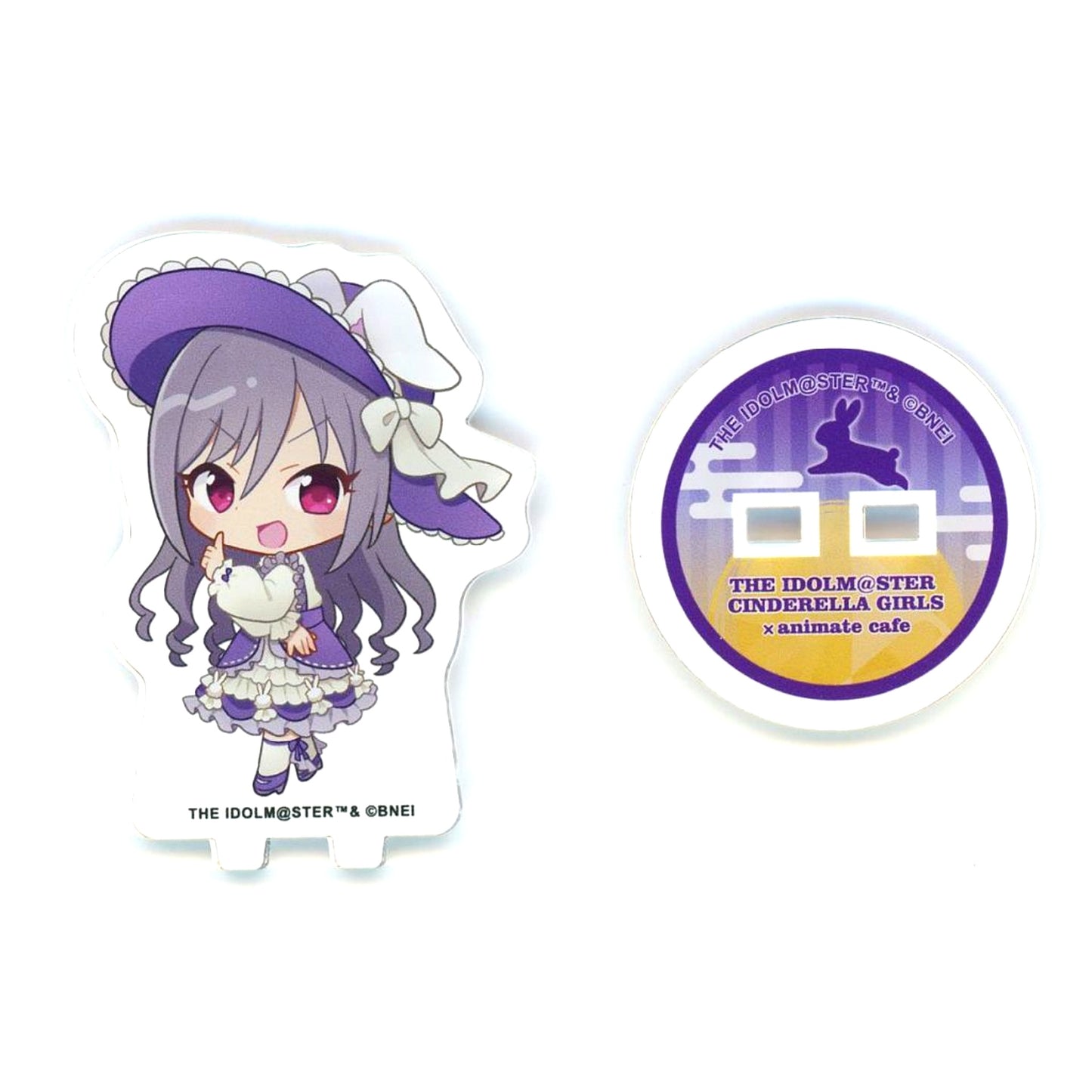 Ranko Kanzaki Mini Character The Idolmaster Cinderella Girls Trading Acrylic Stand animate cafe [USED]