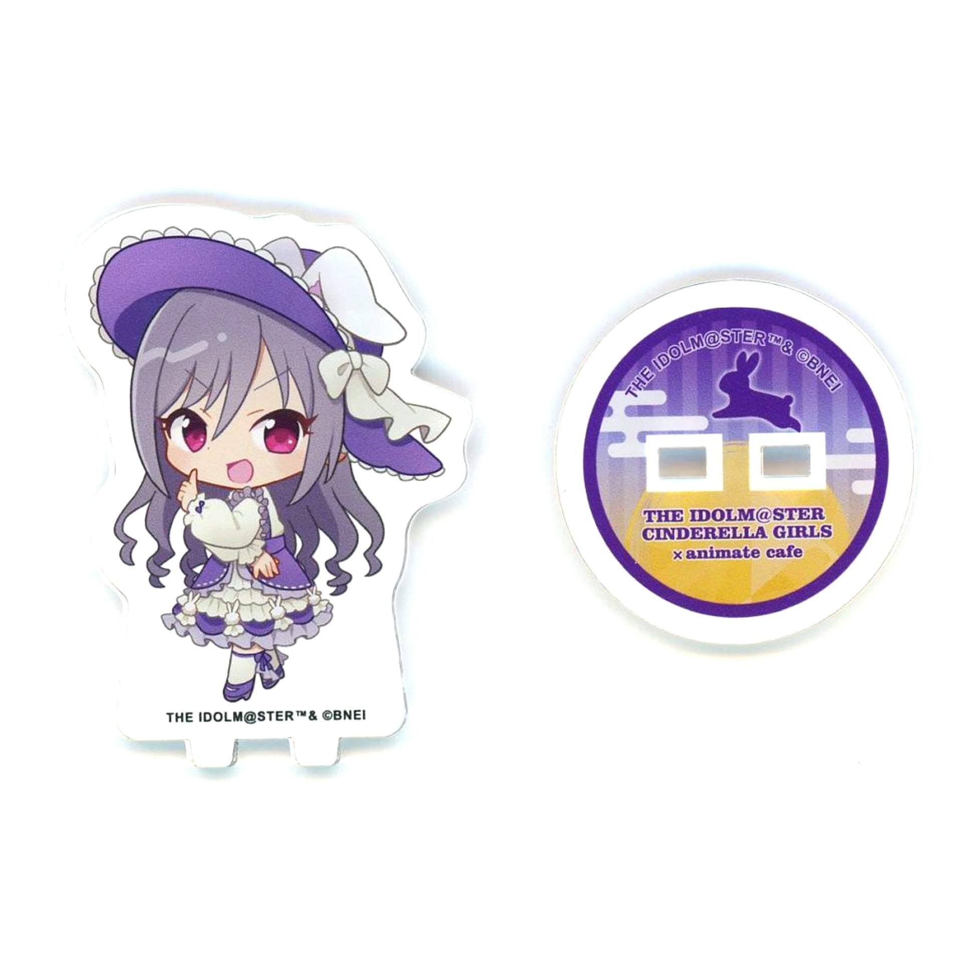 Ranko Kanzaki Mini Character The Idolmaster Cinderella Girls Trading Acrylic Stand animate cafe [USED]