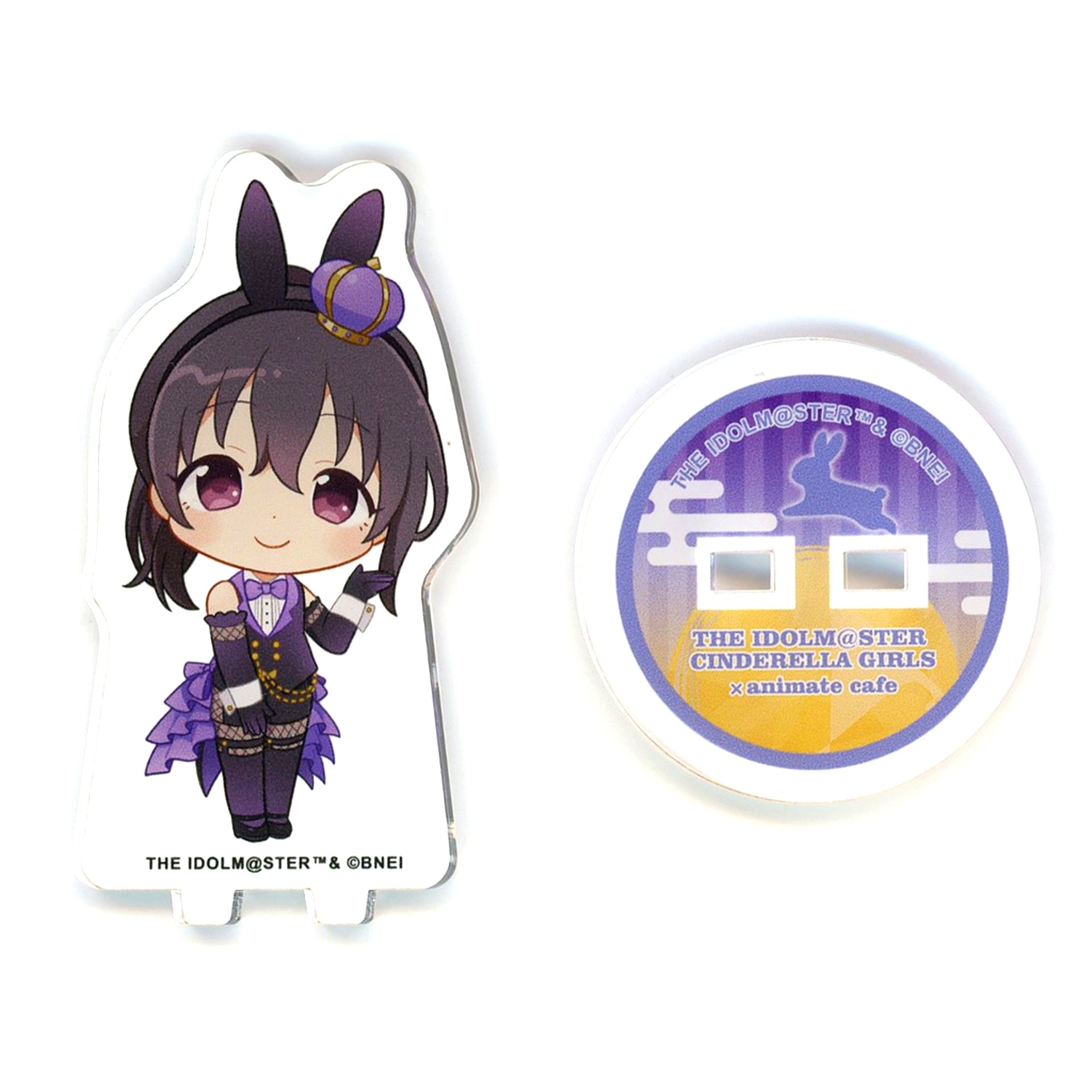 Hajime Fujiwara Mini Character The Idolmaster Cinderella Girls x animatecafe Trading Acrylic Stand [USED]