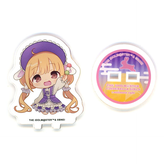 An Futaba Mini Character Trading Acrylic Stand The Idolmaster Cinderella Girls x Animate Cafe [USED]