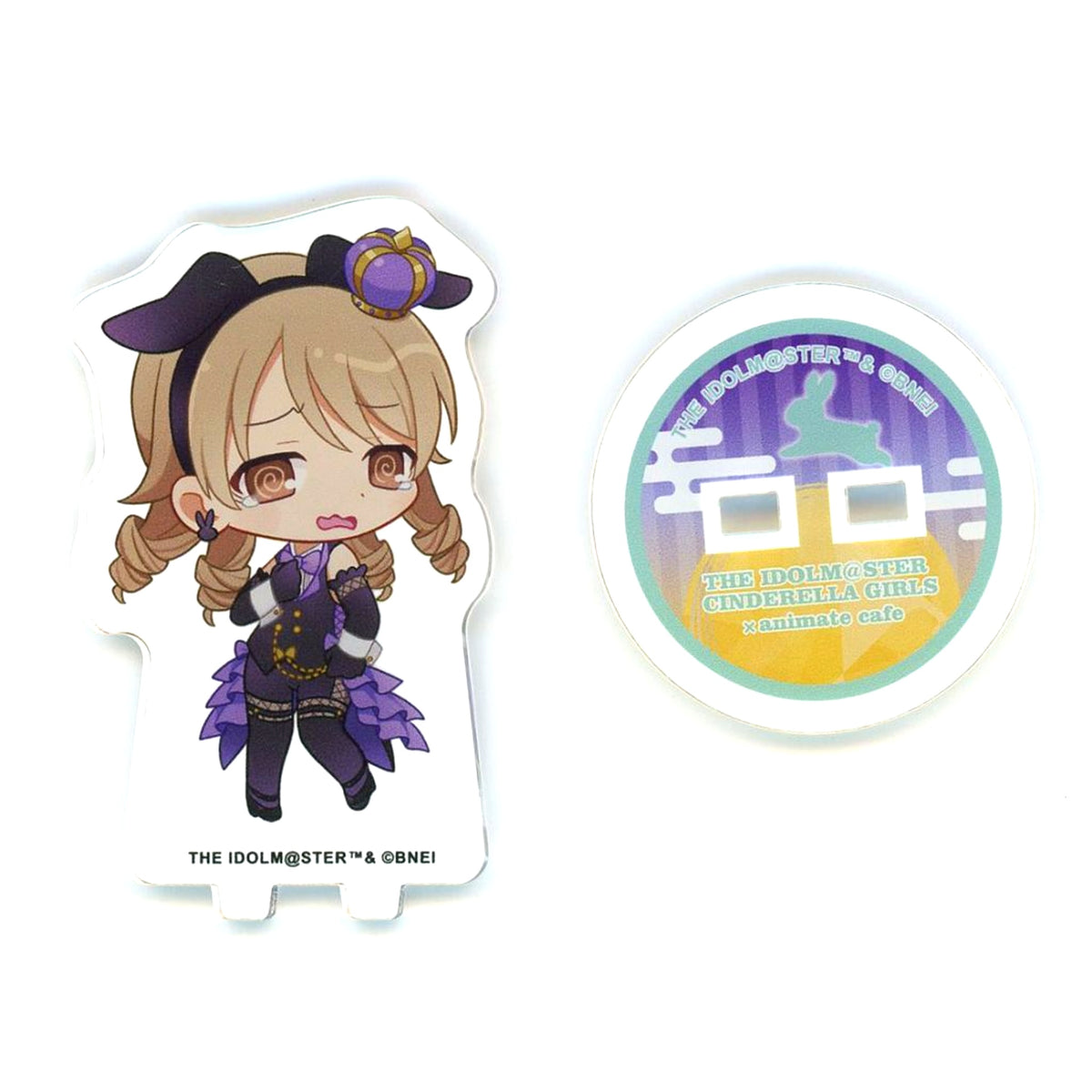 Nono Morikubo Mini Character The Idolmaster Cinderella Girls Trading Acrylic Stand animate cafe [USED]