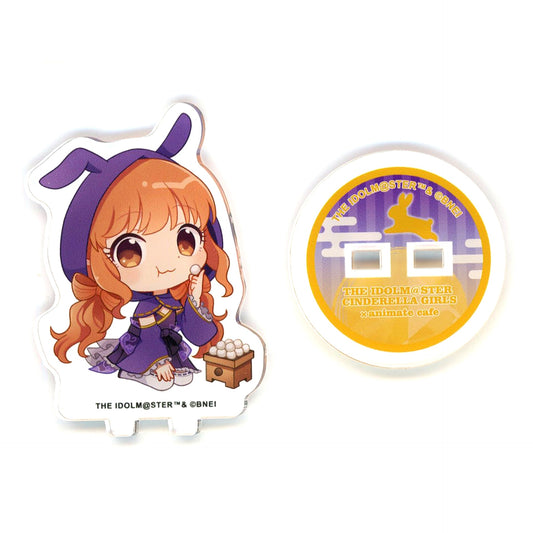 Kirari Moroboshi Mini Character Trading Acrylic Stand The Idolmaster Cinderella Girls x animatecafe [USED]
