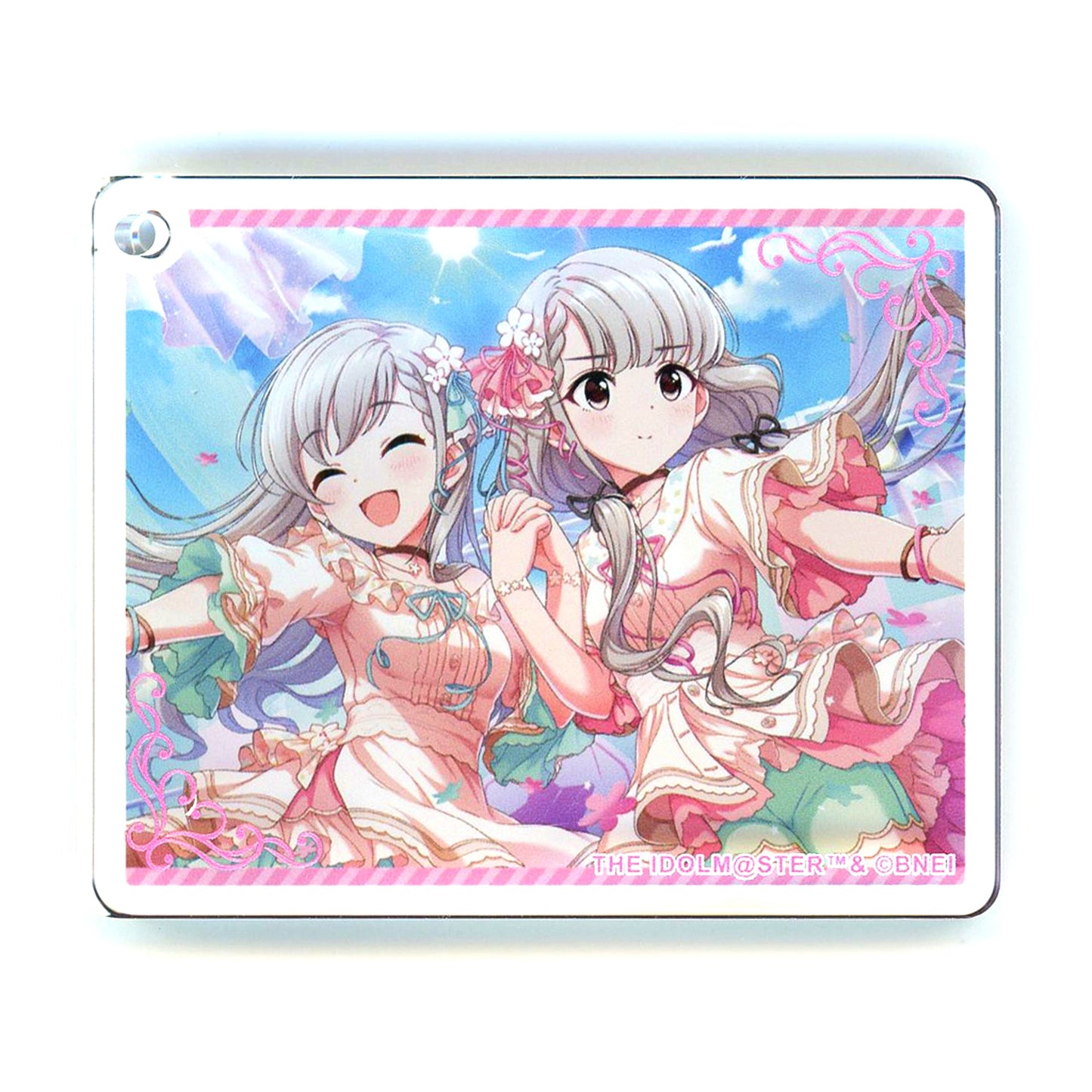Nagi Hisakawa O-Ku-Ri-Mo-No Sunday! After Training THE IDOLM@STER CINDERELLA GIRLS x animatecafe CoLotta Trading Acrylic Plate Keychain [USED]