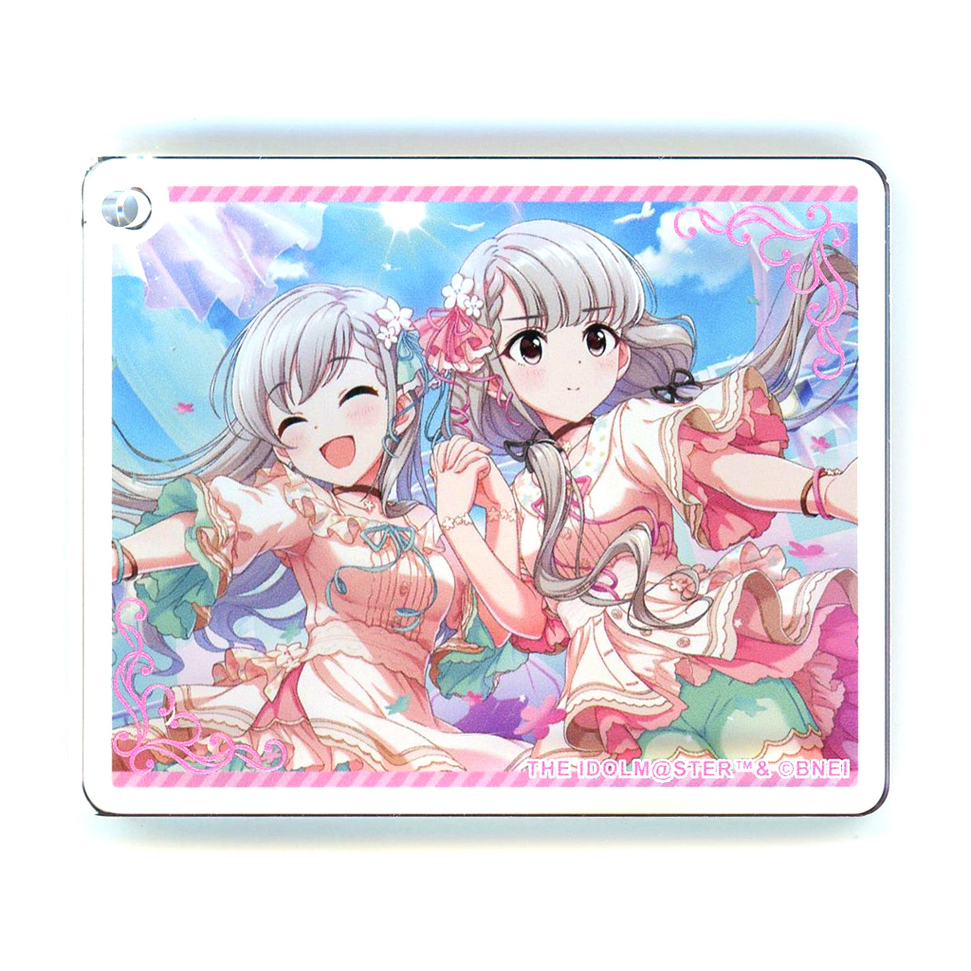 Nagi Hisakawa O-Ku-Ri-Mo-No Sunday! After Training THE IDOLM@STER CINDERELLA GIRLS x animatecafe CoLotta Trading Acrylic Plate Keychain [USED]