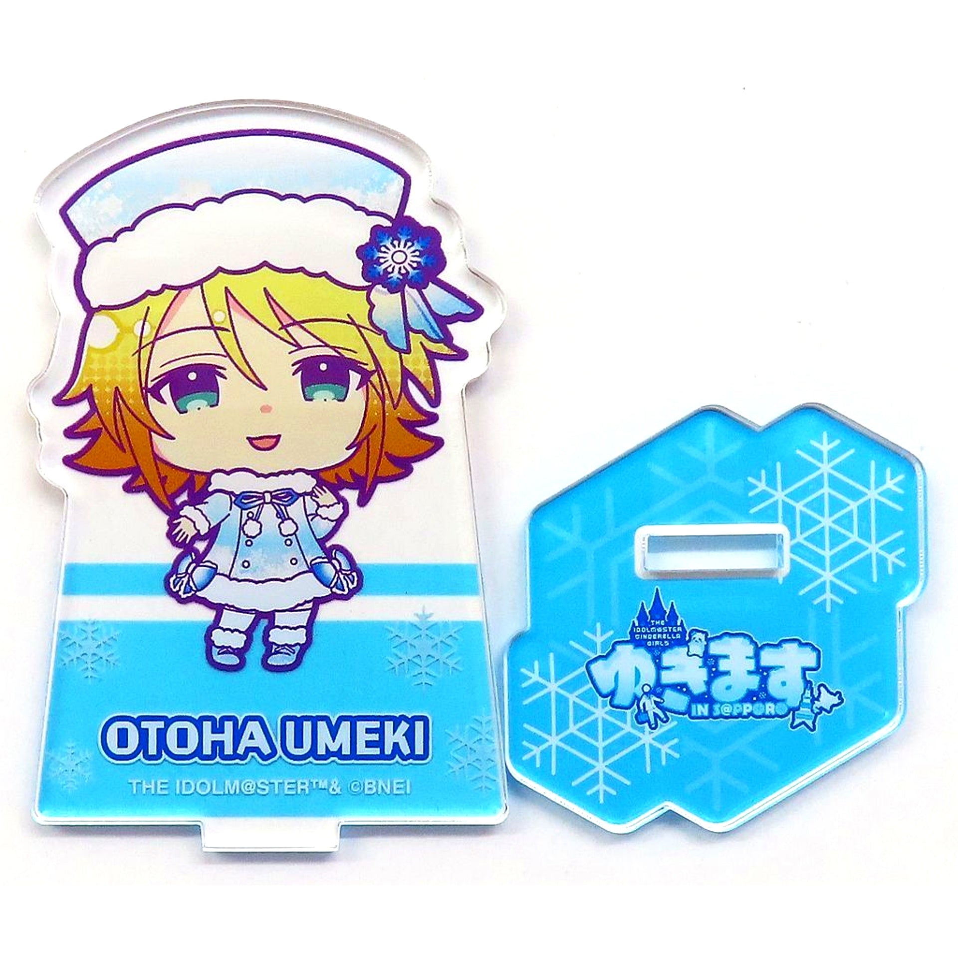 Otoha Umeki The Idolmaster Cinderella Girls Yukimasu IN S@PPORO Mini Character Trading Acrylic Stand [USED]