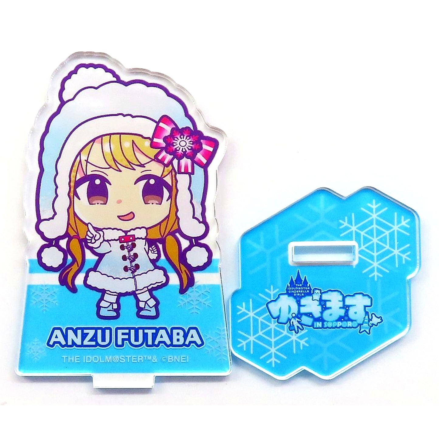 Anzu Futaba The Idolmaster Cinderella Girls Yukimasu IN S@PPORO Mini Character Trading Acrylic Stand [USED]