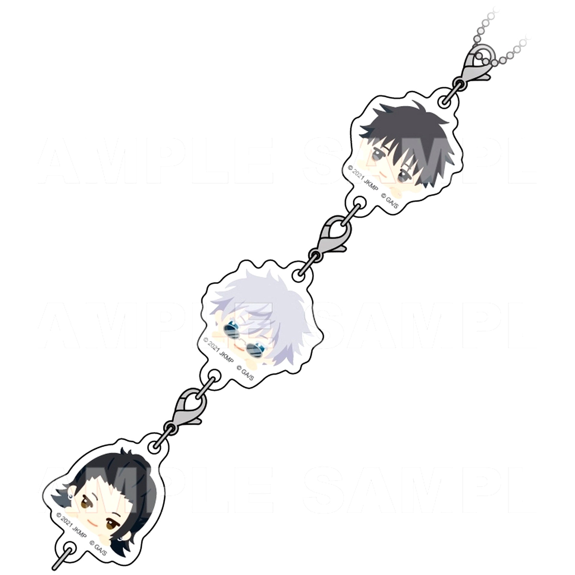 Yuta Okkotsu & Satoru Gojo & Suguru Geto Jujutsu Kaisen 0 Chocotte! 3-Ren Acrylic Keychain [USED]