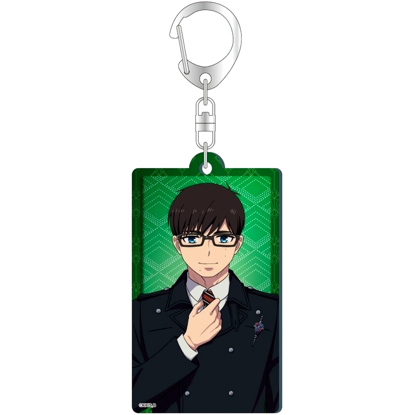Yukio Okumura Blue Exorcist Shimane Illuminati Saga Metal Acrylic Keychain [USED]