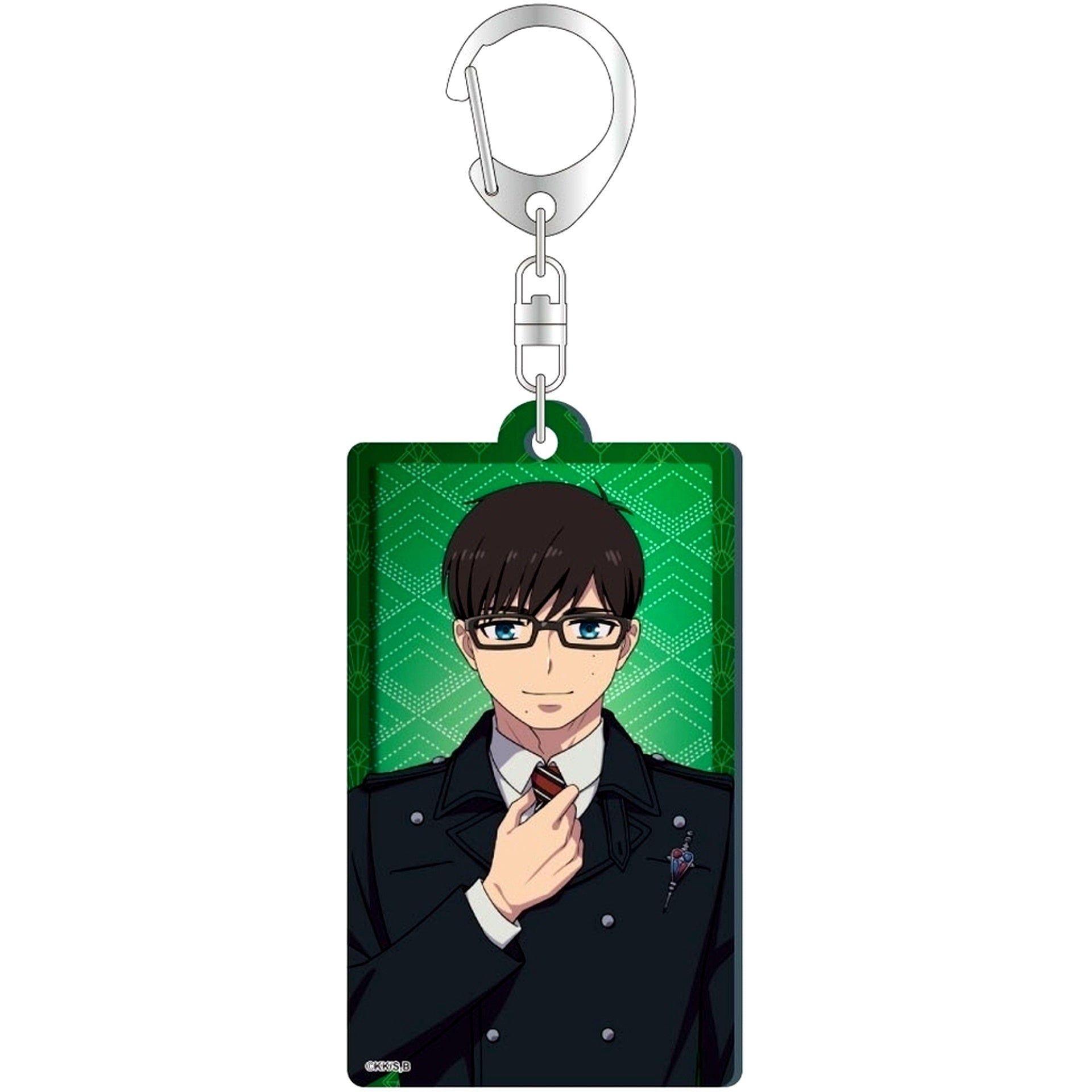 Yukio Okumura Blue Exorcist Shimane Illuminati Saga Metal Acrylic Keychain [USED]
