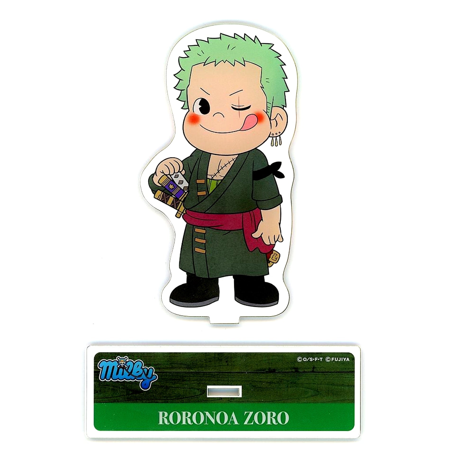 Roronoa Zoro Acrylic Stand Fujiya x One Piece milky x One Piece [USED]