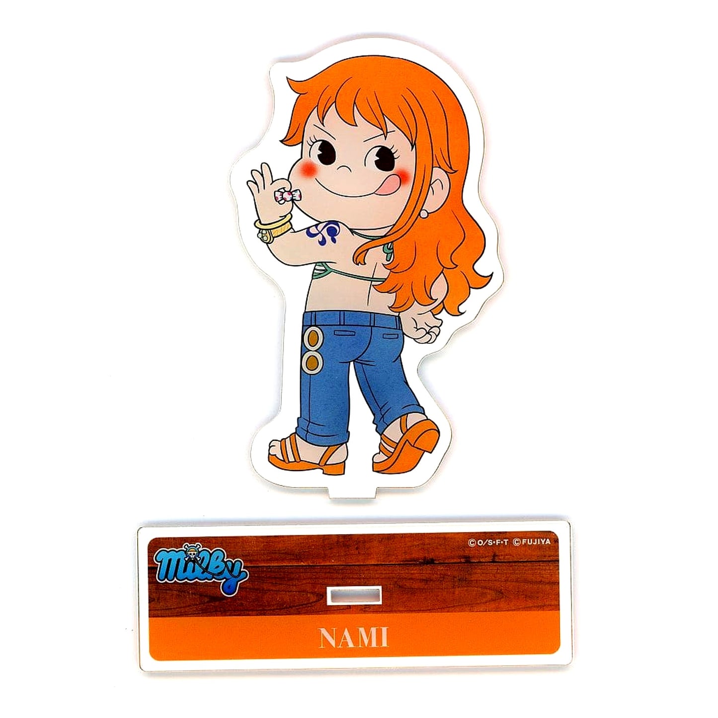 Nami One Piece Fujiya x One Piece Milky x One Piece Acrylic Stand [USED]