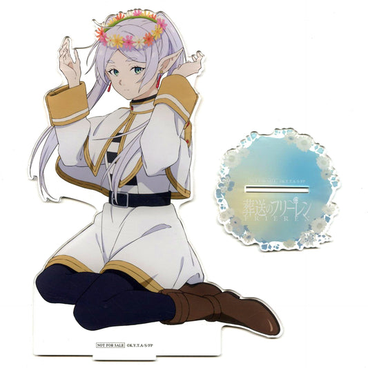 Frieren Last WIN Prize Extra Large Acrylic Stand WEB Kuji Frieren Beyond Journey's End Online Ltd [USED]