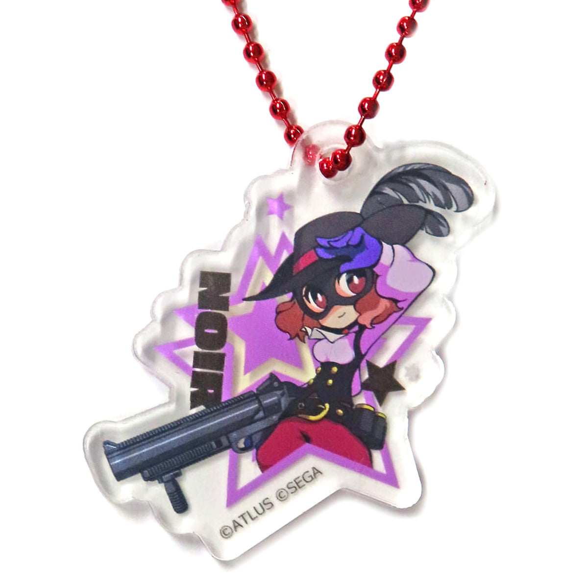 Persona 5 Tactica Noir Acrylic Keychain Keychains [USED]