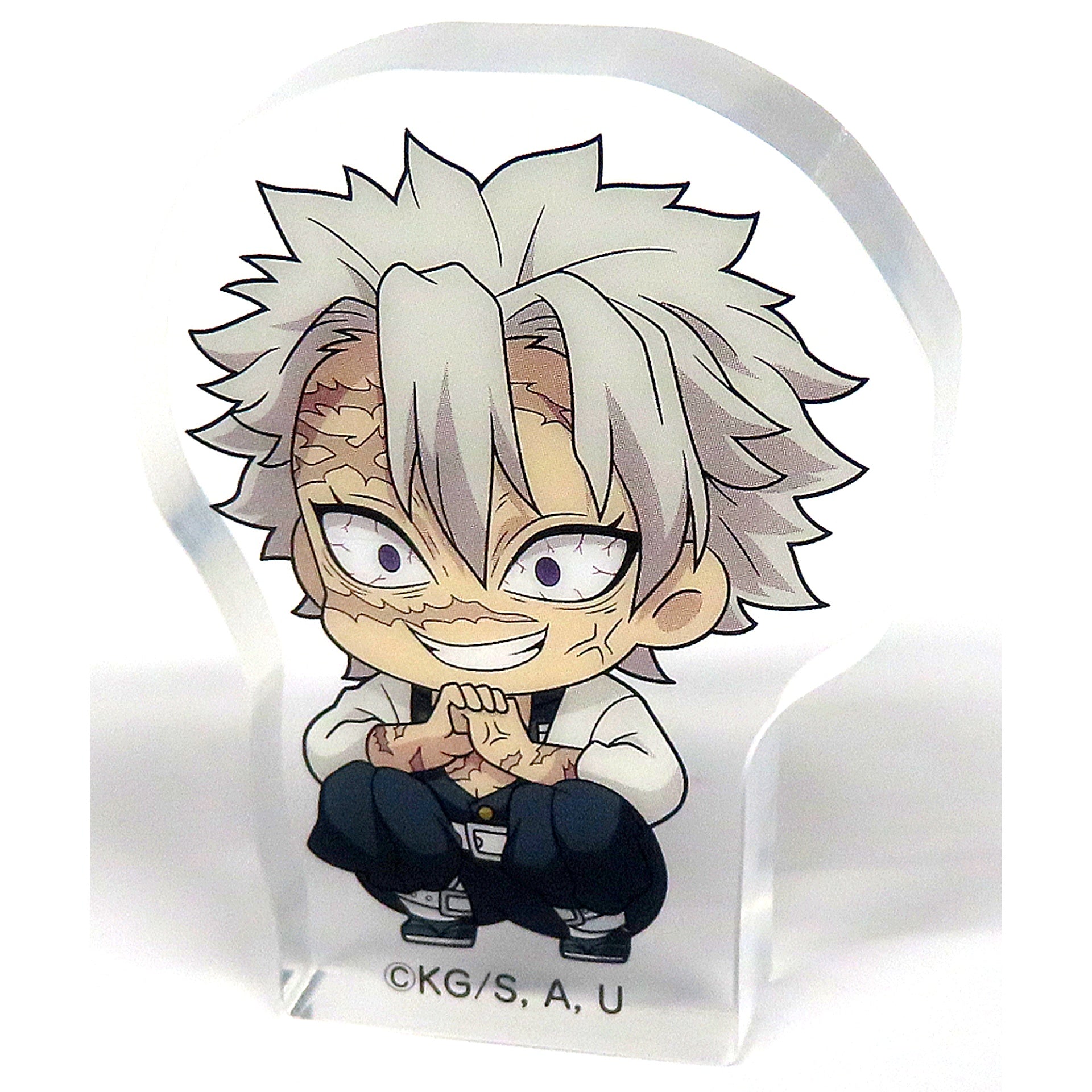 Sanemi Shinazugawa Demon Slayer: Kimetsu no Yaiba Korotto Acrylic Figure Collection ViVimus Hashira Training Arc [USED]