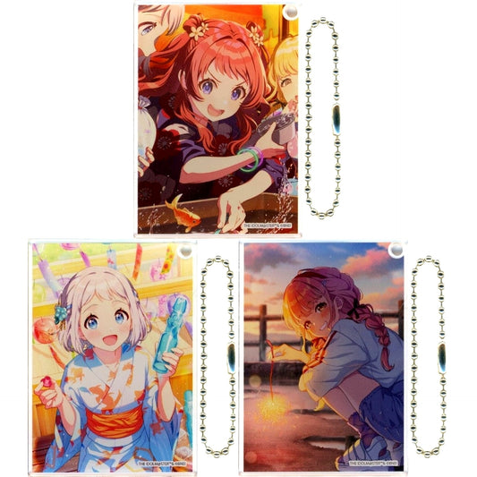 Set of 3 Saki Hanami & Lilja Katsuragi & Kotone Fujita Gakuen Idolmaster Acrylic Keychain Season Solo Collection Vol.2 Kangiku C104 Set [USED]