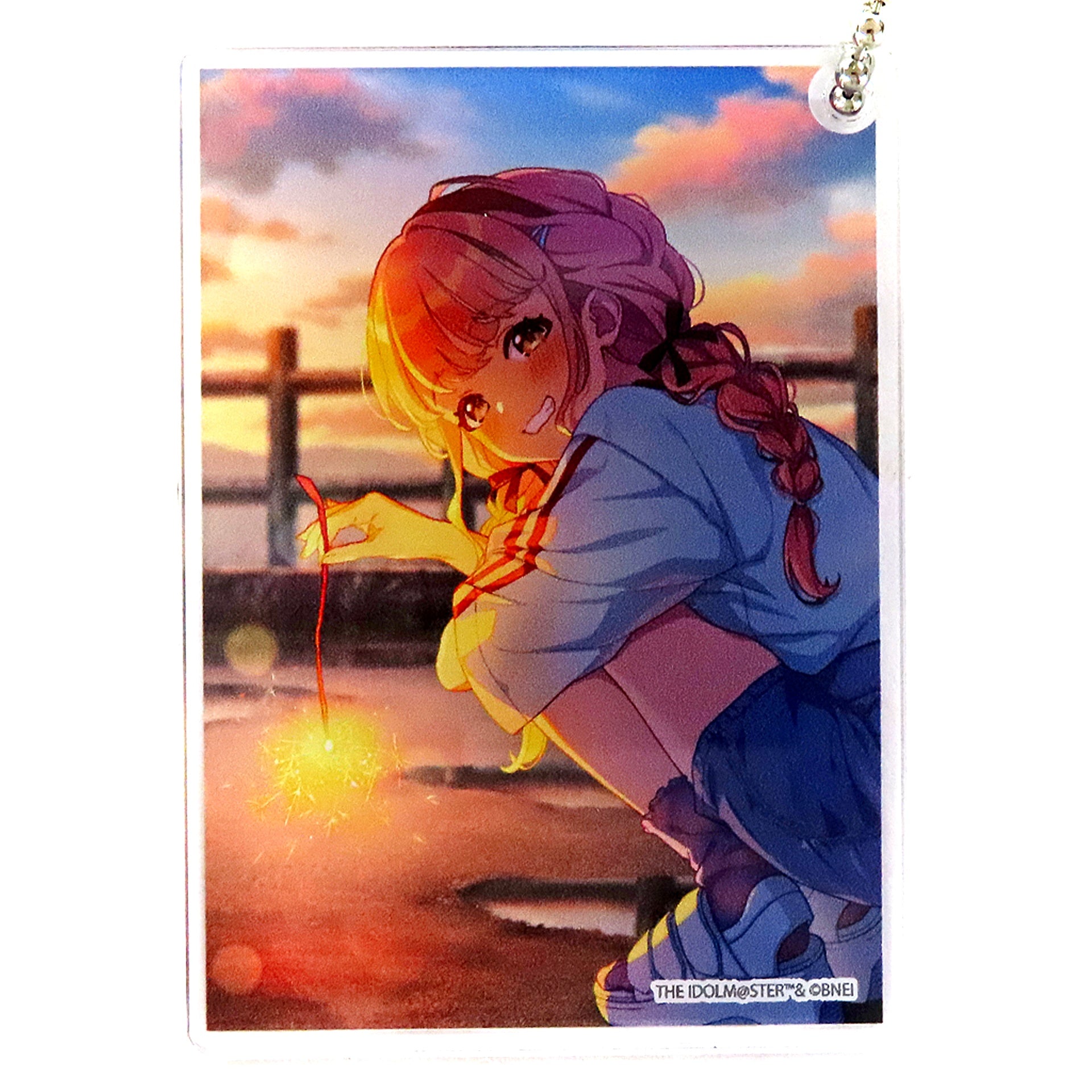 Kotone Fujita Acrylic Keychain CD Gakuen Idolmaster Hatsuboshi Gakuen Season Solo Collection Vol.2 Kangiku C104 Set [USED]