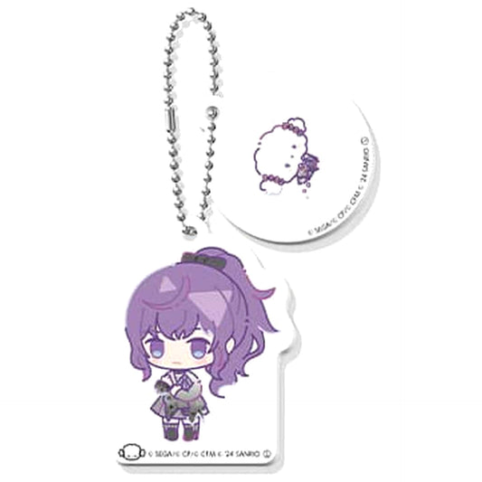 Hatsune Miku: Colorful Stage! X Sanrio Characters Mafuyu Asahina Cogimyun Capsule Mini Character Double Acrylic Keychain Collection Vol.3 Acrylic Item [USED]