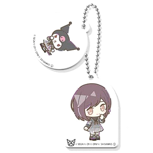 Hatsune Miku: Colorful Stage! X Sanrio Characters Ema Shinonome Kuromi Capsule Mini Character Double Acrylic Keychain Collection Vol.3 Acrylic Item [USED]