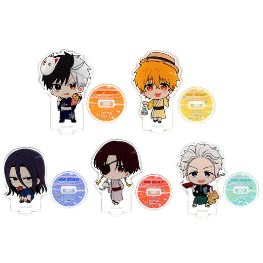 Set of 5 Wind Breaker x Marion Crepes Mini Character Trading Acrylic Stand A [USED]