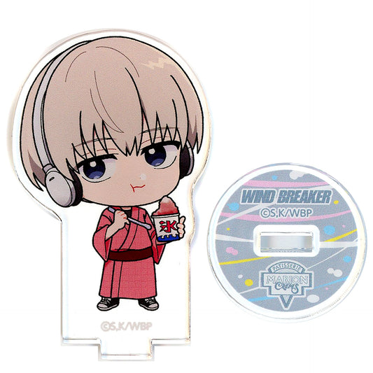 Ren Kaji Wind Breaker x Marion Crepes Mini Character Trading Acrylic Stand B [USED]