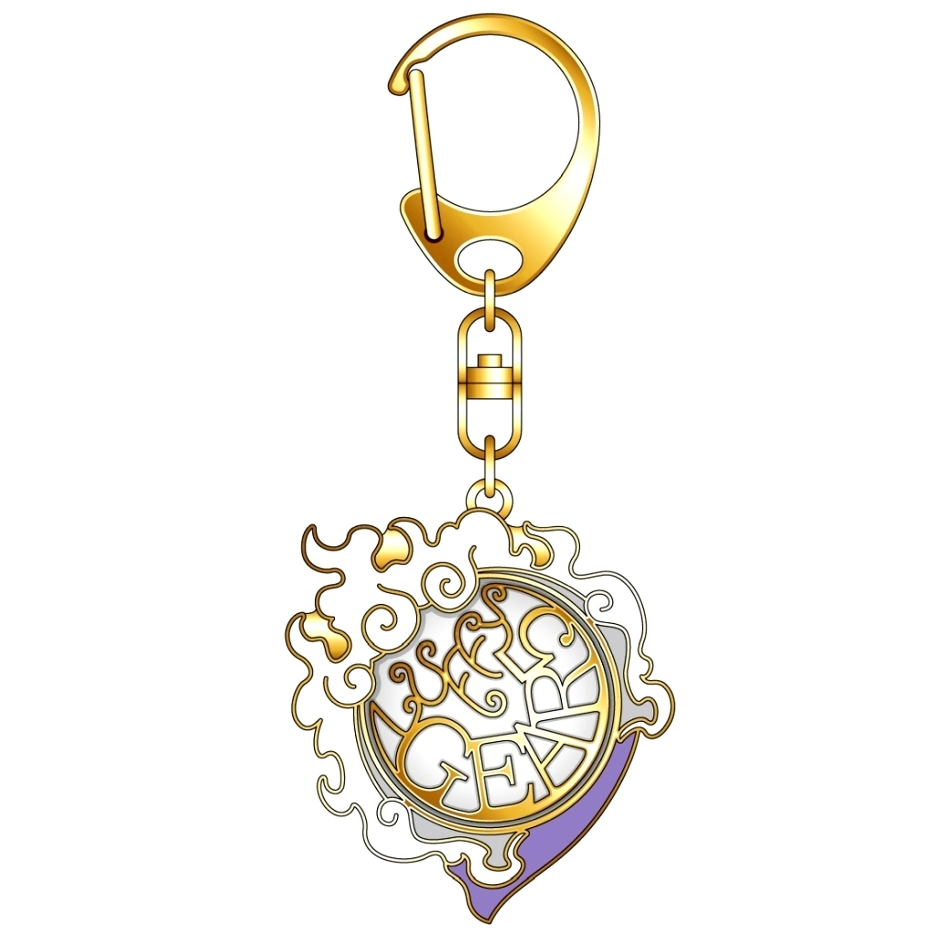 Monkey D. Luffy One Piece GEAR5 Symbol Motif Keychain [USED]