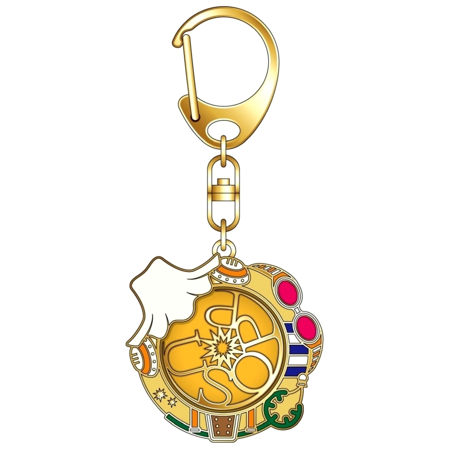 One Piece Usopp Symbol Motif Keychain Keychains [USED]
