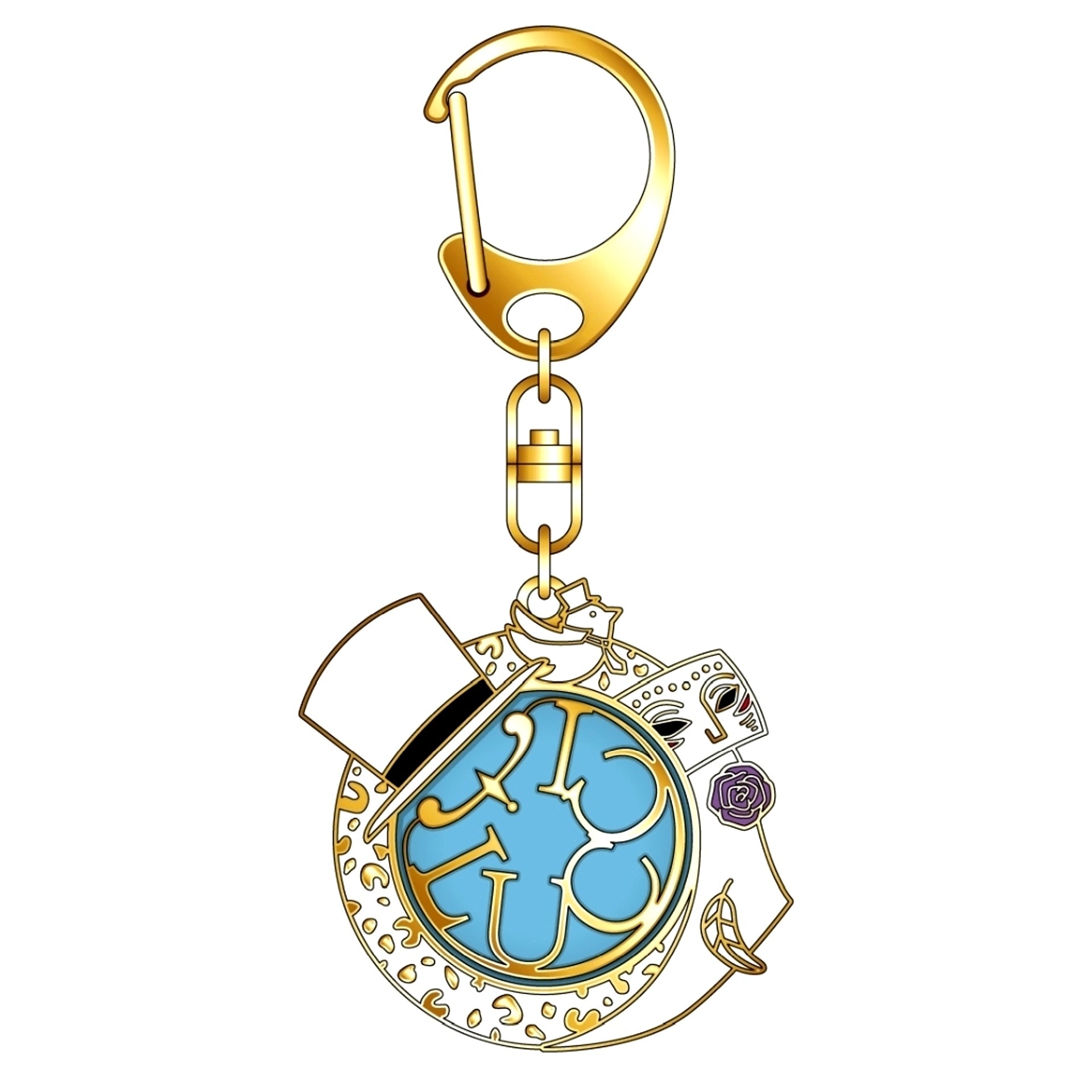Rob Lucci One Piece Symbol Motif Keychain [USED]