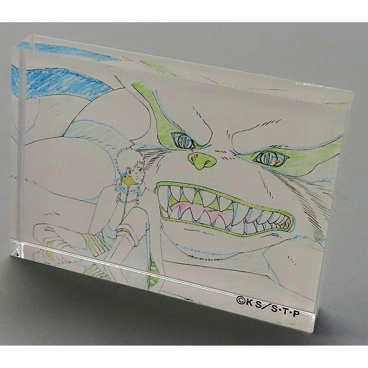 Naruto Uzumaki, Kurama The Partner Original Illustration Acrylic Art Boruto: Naruto Next Generations [USED]
