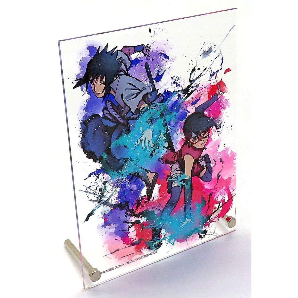 Sarada Uchiha & Sasuke Uchiha Those Who Inherit Boruto: Naruto Next Generations Acrylic Panel [USED]